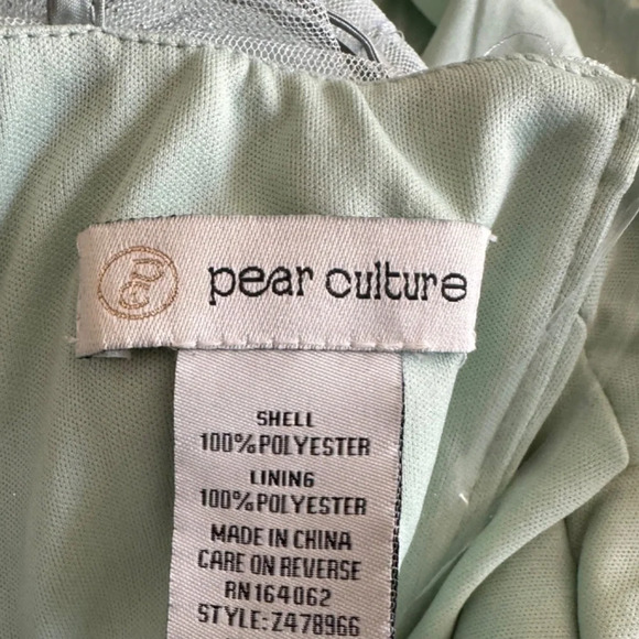 PEAR CULTUR Juniors Corkscrew Ruffles Gathered Cocktail & Party Dress 13/14 & 0 - Picture 12 of 13